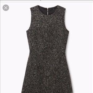 Never worn Wool black/grey dress
